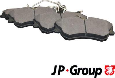 JP Group 4363600410 - Гальмівні колодки, дискові гальма autocars.com.ua