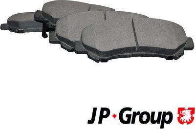 JP Group 4363600810 - Гальмівні колодки, дискові гальма autocars.com.ua