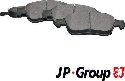 JP Group 4363601210 - Комплект тормозных колодок  дисковый тормоз autodnr.net