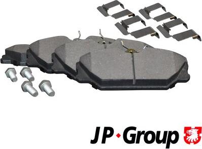 JP Group 4363601510 - Гальмівні колодки, дискові гальма autocars.com.ua
