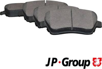 JP Group 4363601910 - Комплект тормозных колодок  дисковый тормоз autodnr.net