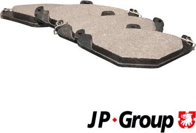 JP Group 4363700110 - Тормозные колодки, дисковые, комплект avtokuzovplus.com.ua