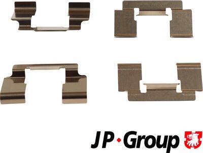 JP Group 4364003510 - Комплектуючі, колодки дискового гальма autocars.com.ua