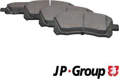 JP Group 4663600410 - Тормозные колодки, дисковые, комплект autodnr.net