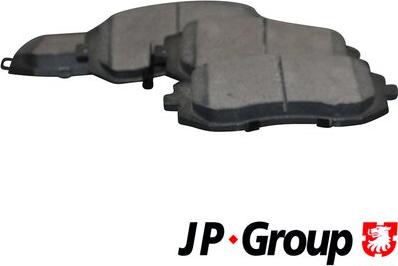 JP Group 4663600510 - Тормозные колодки, дисковые, комплект avtokuzovplus.com.ua