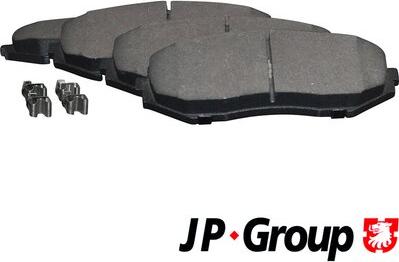 JP Group 4763601110 - Тормозные колодки, дисковые, комплект avtokuzovplus.com.ua