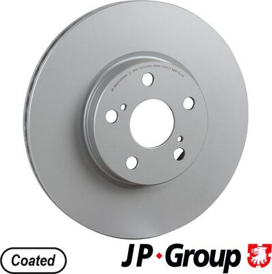 JP Group 4863105300 - Гальмівний диск autocars.com.ua