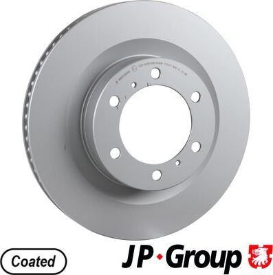 JP Group 4863105500 - Гальмівний диск autocars.com.ua