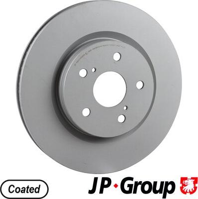 JP Group 4863105600 - Гальмівний диск autocars.com.ua