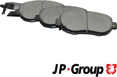 JP Group 4863600410 - Тормозные колодки, дисковые, комплект avtokuzovplus.com.ua