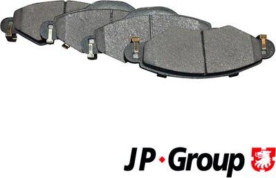JP Group 4863600910 - Гальмівні колодки, дискові гальма autocars.com.ua