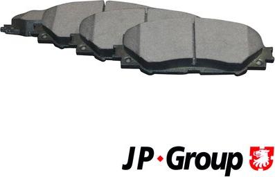 JP Group 4863601310 - Гальмівні колодки, дискові гальма autocars.com.ua
