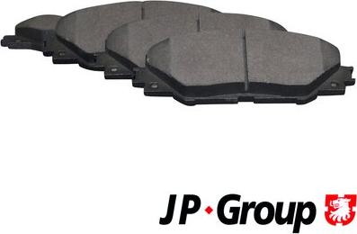JP Group 4863601410 - Тормозные колодки, дисковые, комплект avtokuzovplus.com.ua