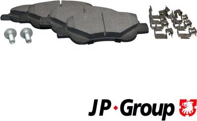JP Group 4863602610 - Тормозные колодки, дисковые, комплект avtokuzovplus.com.ua