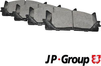 JP Group 4863603210 - Тормозные колодки, дисковые, комплект autodnr.net