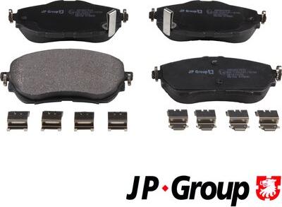 JP Group 4863607810 - Гальмівні колодки, дискові гальма autocars.com.ua