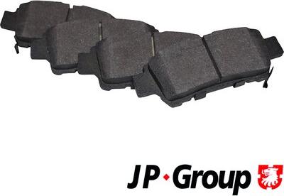 JP Group 4863700510 - Тормозные колодки, дисковые, комплект avtokuzovplus.com.ua