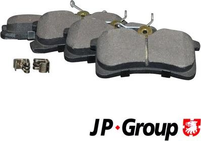 JP Group 4863701510 - Тормозные колодки, дисковые, комплект avtokuzovplus.com.ua