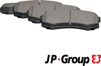 JP Group 4863701710 - Тормозные колодки, дисковые, комплект autodnr.net