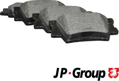 JP Group 4863701810 - Тормозные колодки, дисковые, комплект avtokuzovplus.com.ua