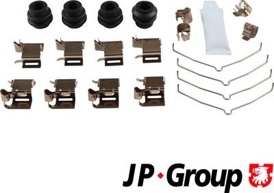 JP Group 4864002410 - Комплектуючі, колодки дискового гальма autocars.com.ua