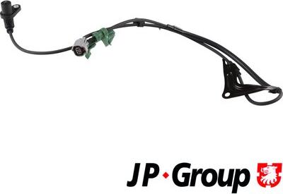 JP Group 4897104980 - Датчик ABS, частота обертання колеса autocars.com.ua