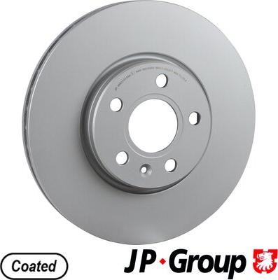 JP Group 4963101500 - Тормозной диск avtokuzovplus.com.ua