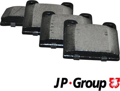 JP Group 4963700210 - Тормозные колодки, дисковые, комплект avtokuzovplus.com.ua