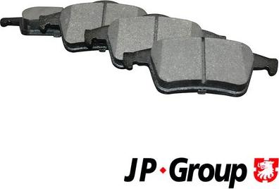 JP Group 4963700410 - Тормозные колодки, дисковые, комплект avtokuzovplus.com.ua