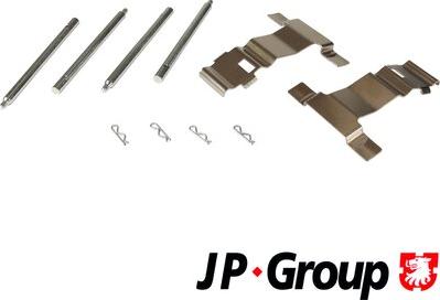 JP Group 4964002210 - Комплектуючі, колодки дискового гальма autocars.com.ua