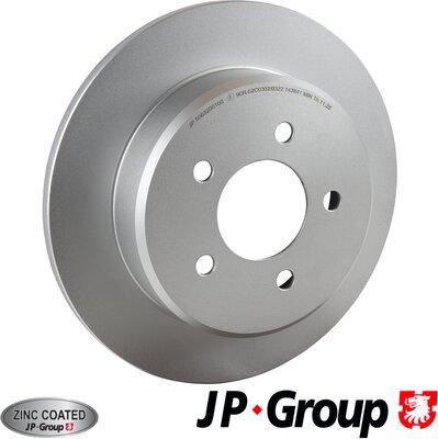 JP Group 5063200100 - Гальмівний диск autocars.com.ua