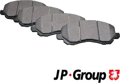 JP Group 5063600910 - Гальмівні колодки, дискові гальма autocars.com.ua