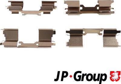 JP Group 5364000210 - Комплектуючі, колодки дискового гальма autocars.com.ua