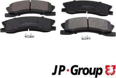 JP Group 5563600110 - Тормозные колодки, дисковые, комплект avtokuzovplus.com.ua