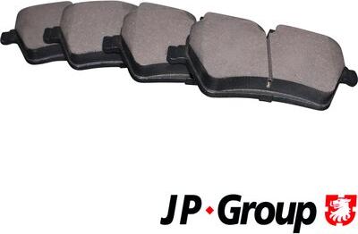 JP Group 6063600310 - Гальмівні колодки MINI 1.6-2.0 02-16 autocars.com.ua