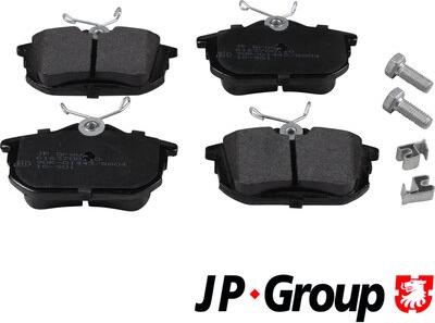 JP Group 6163700110 - Тормозные колодки, дисковые, комплект autodnr.net