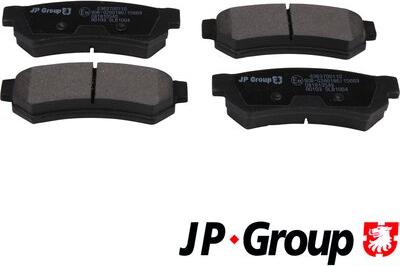 JP Group 6363700110 - Тормозные колодки, дисковые, комплект avtokuzovplus.com.ua