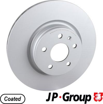 JP Group 6563100100 - Гальмівний диск autocars.com.ua