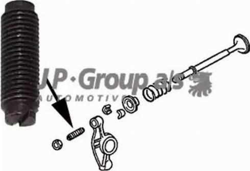 JP Group 8111351500 - Болт регулювання зазору в клапані autocars.com.ua