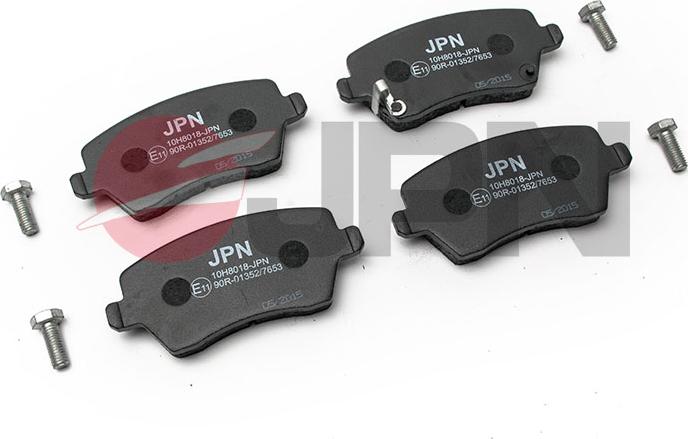 JPN 10H8018-JPN - Тормозные колодки, дисковые, комплект avtokuzovplus.com.ua
