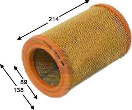 JS Asakashi A0126 - Повітряний фільтр autocars.com.ua