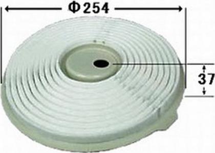 JS Asakashi A163J - Повітряний фільтр autocars.com.ua