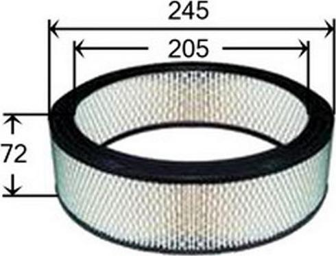 JS Asakashi A213J - Повітряний фільтр autocars.com.ua