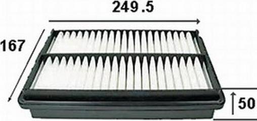 JS Asakashi A865J - Повітряний фільтр autocars.com.ua