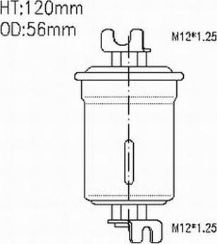 JS Asakashi FS6056 - Топливный фильтр autodnr.net