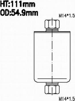 JS Asakashi FS613J - Топливный фильтр autodnr.net