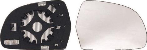 J&S Automotive AD521757G - Дзеркальне скло, зовнішнє дзеркало autocars.com.ua