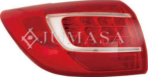 Jumasa 42421813 - Задній ліхтар autocars.com.ua