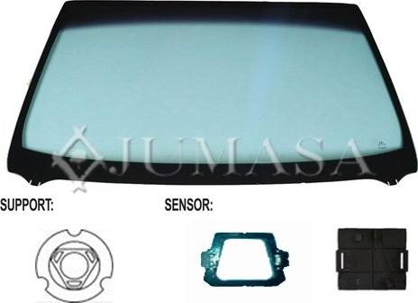 Jumasa V3031080 - Вітрове скло autocars.com.ua