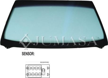 Jumasa V3132204 - Вітрове скло autocars.com.ua